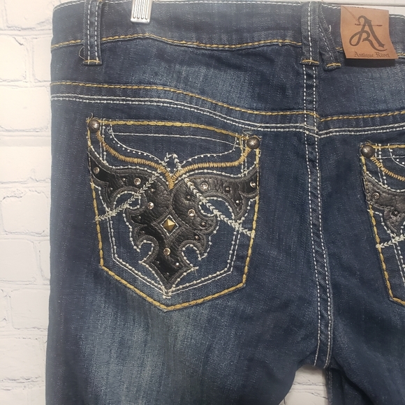 Antique Rivet Sz 36 Maya Underground Skinny Leg - Picture 7 of 13